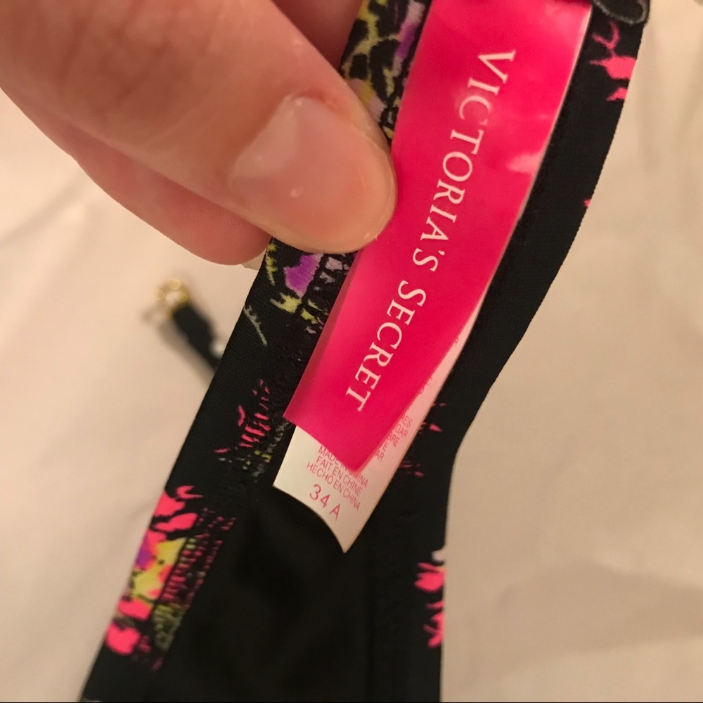 Victoria’s Secret Ruffle Pattern Bikini top 34A - Picture 5 of 7